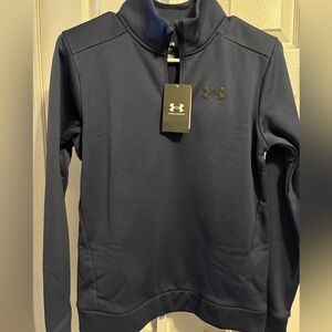 Under Armour Youth Dark Blue Zip-Up Jacket
